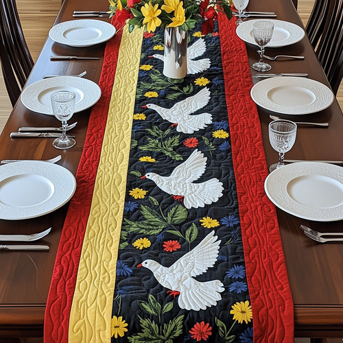 Juneteenth Dove of Freedom Quilted Table Runner GFTOHD6968