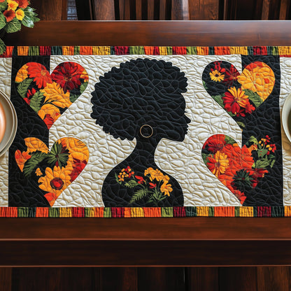 Bold Juneteenth Beauty Quilted Table Runner GFTOHD6970