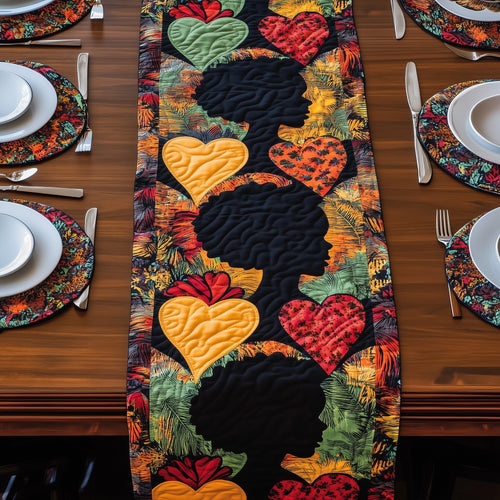 Juneteenth Color Spirit Quilted Table Runner GFTOHD6973