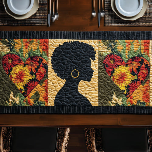 Juneteenth Color Spirit Quilted Table Runner GFTOHD6974