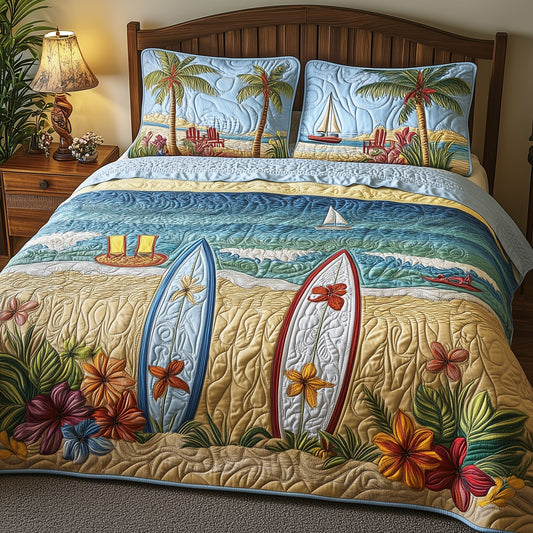 Tropical Beach Duvet Cover Set GFTOHD7147