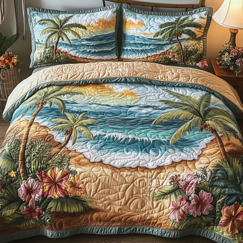 Tropical Beach Duvet Cover Set GFTOHD7149