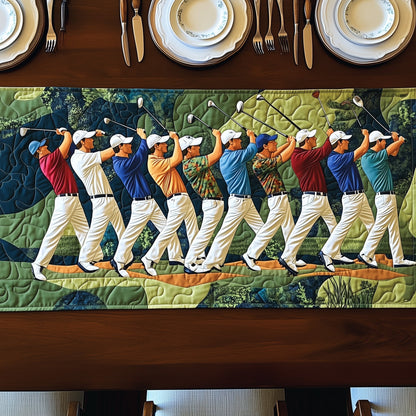 Golfing Classics Quilted Table Runner GFTOHD7237