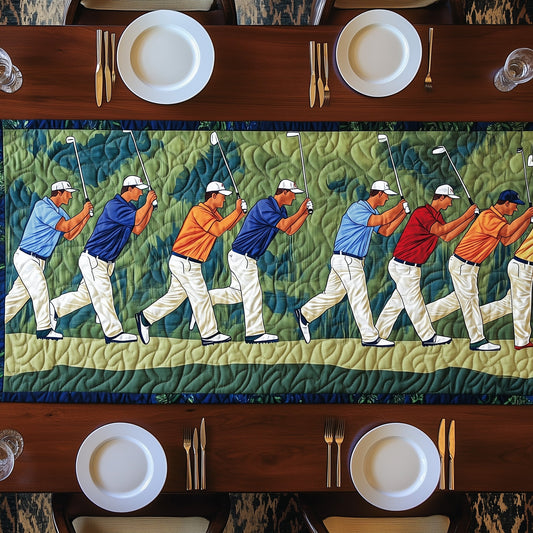 Golfing Classics Quilted Table Runner GFTOHD7238