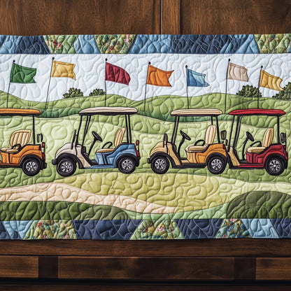 Golfing Classics Quilted Table Runner GFTOHD7239