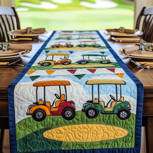 Golfing Classics Quilted Table Runner GFTOHD7240