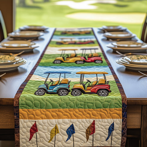 Vintage Fairway Quilted Table Runner GFTOHD7242