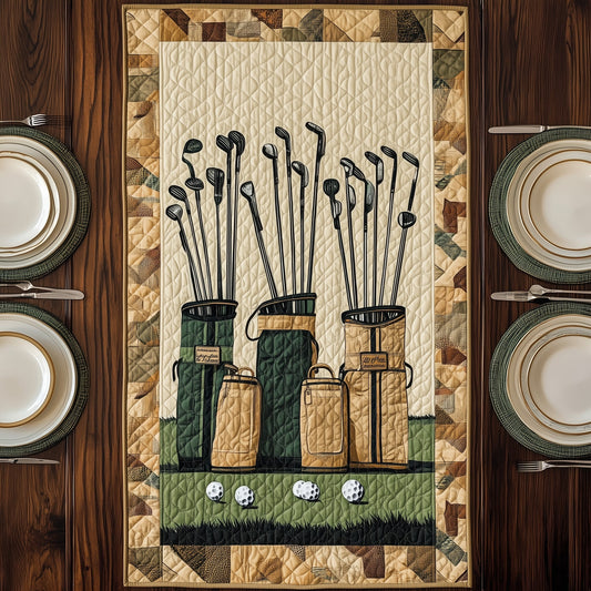 Vintage Fairway Quilted Table Runner GFTOHD7243