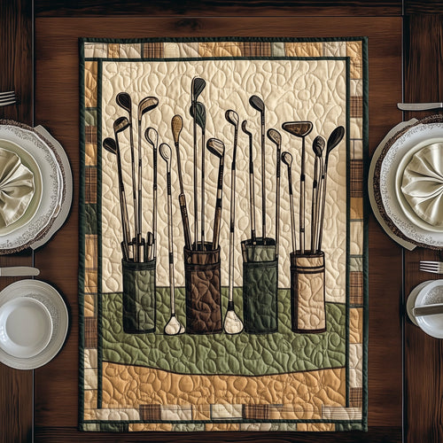 Vintage Fairway Quilted Table Runner GFTOHD7244