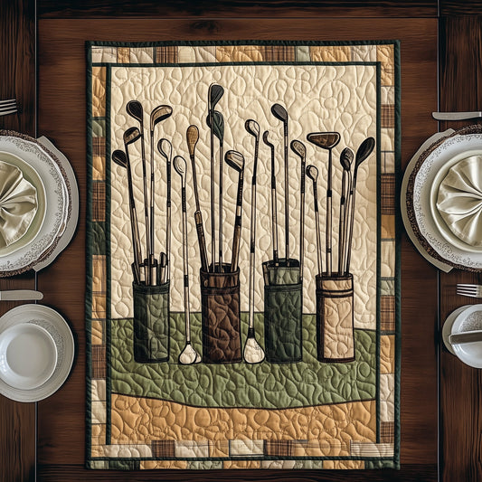 Vintage Fairway Quilted Table Runner GFTOHD7244