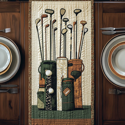 Vintage Fairway Quilted Table Runner GFTOHD7246