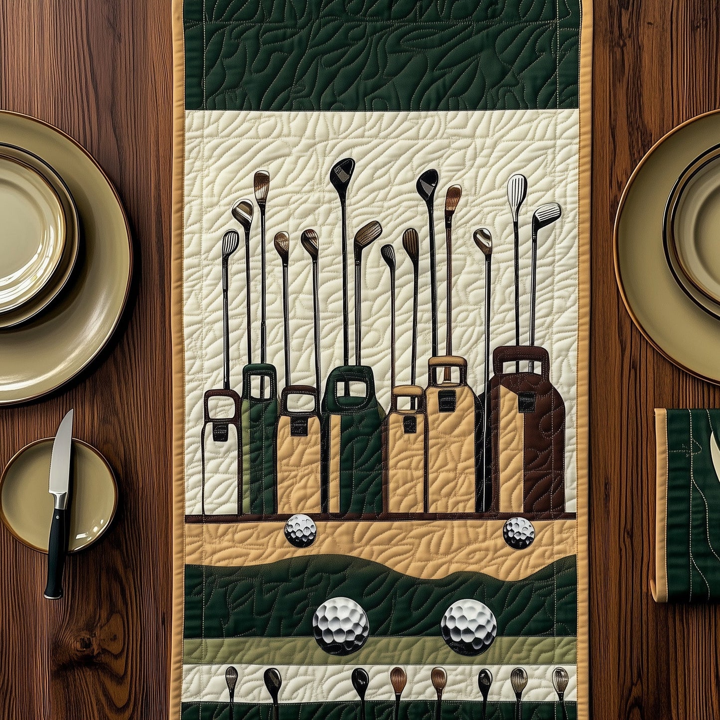 Golf Life Quilted Table Runner GFTOHD7247