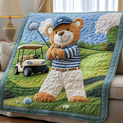 The Gentle Golfer Quilted Blanket GFTOHD7254