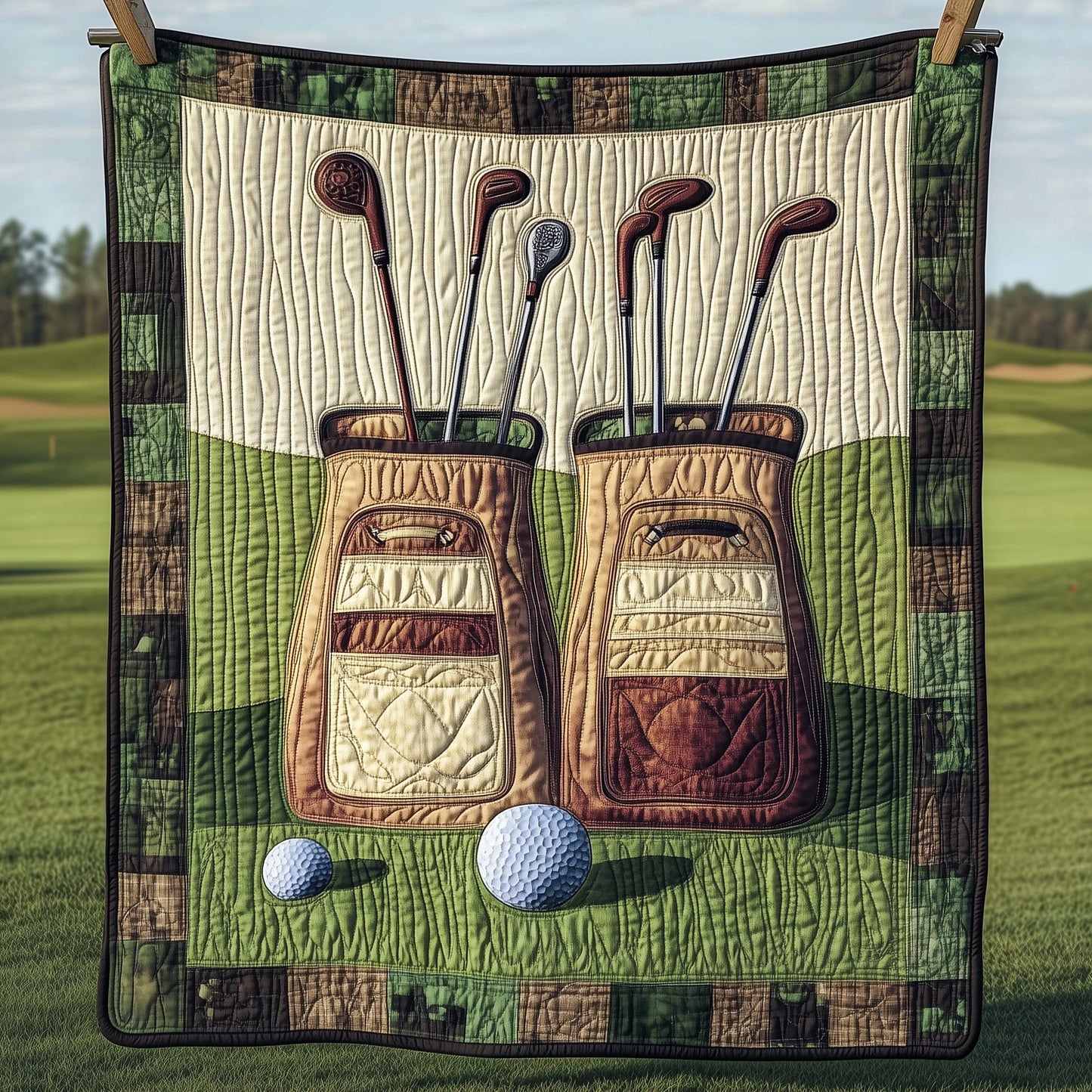 Golfing Classics Quilted Blanket GFTOHD7265