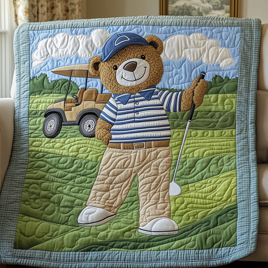 The Gentle Golfer Quilted Blanket GFTOHD7273