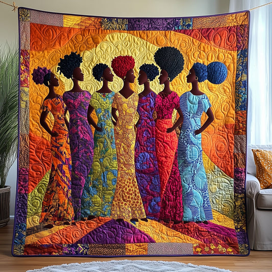 Juneteenth Queens Quilted Blanket GFTOHD7341