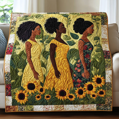 Sunflower Queens Quilted Blanket GFTOHD7343
