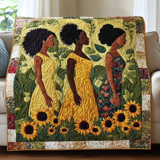 Sunflower Queens Quilted Blanket GFTOHD7343