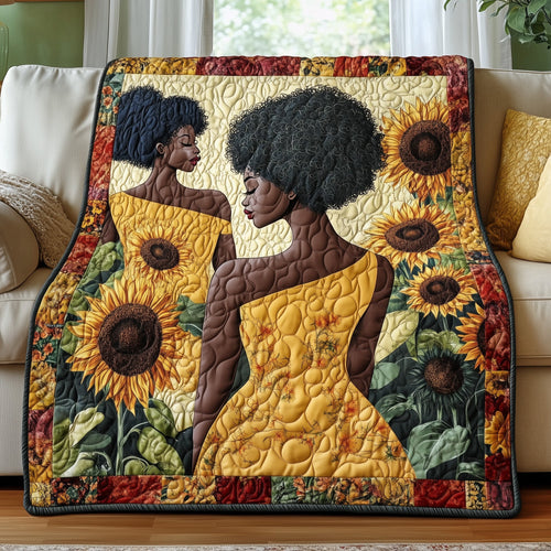 Sunflower Queens Quilted Blanket GFTOHD7345