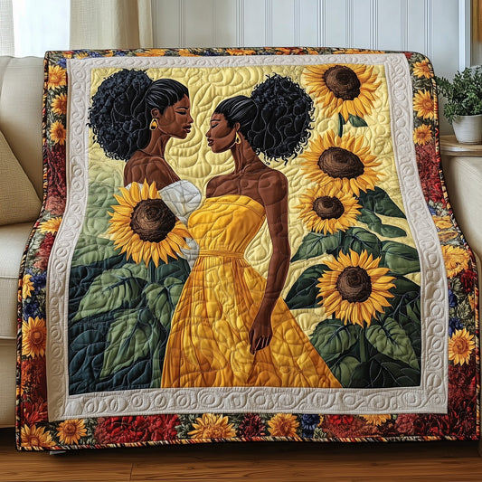 Sunflower Queens Quilted Blanket GFTOHD7351