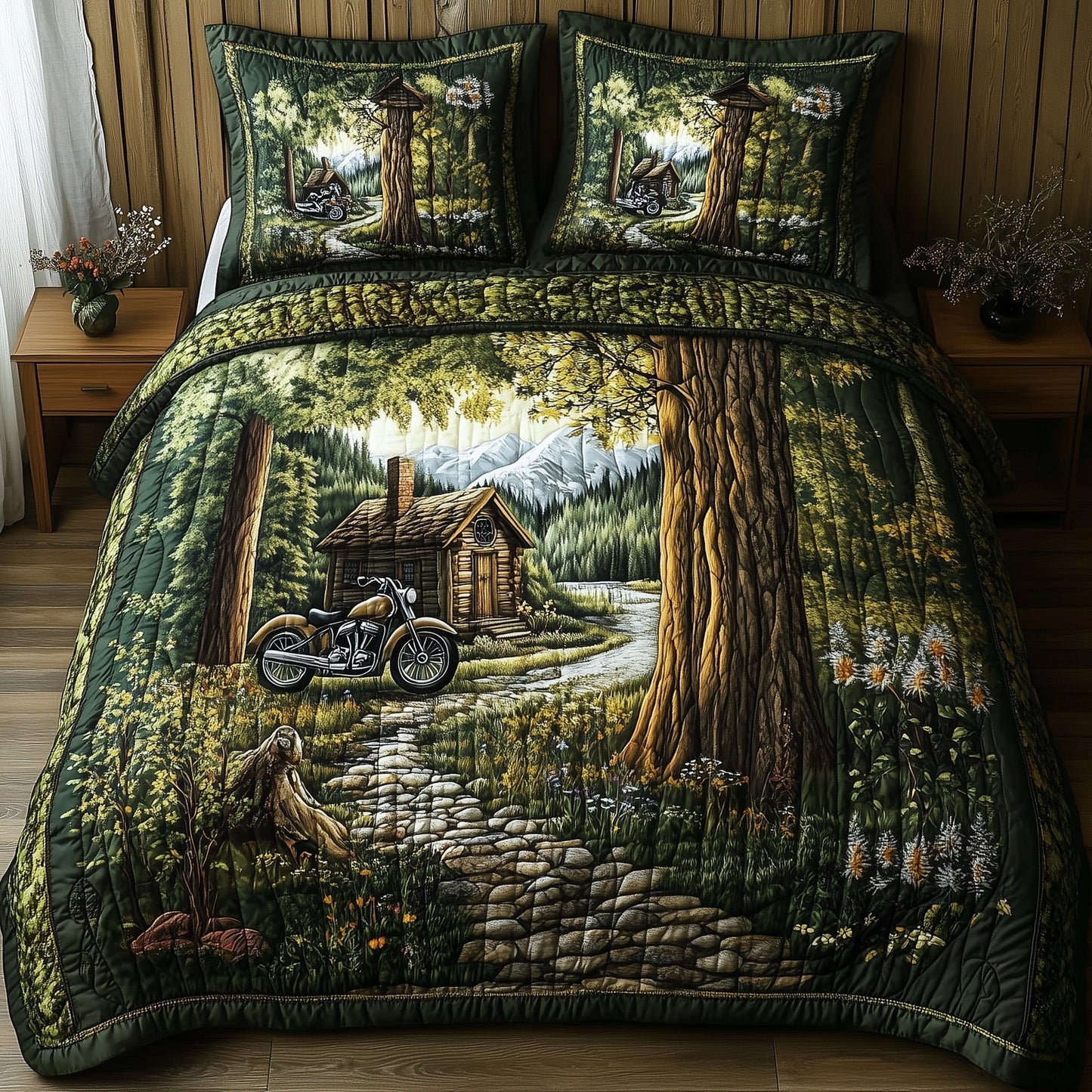 Whispers of the Wild 3-Piece Quilted Bedding Set GFTOHD7528