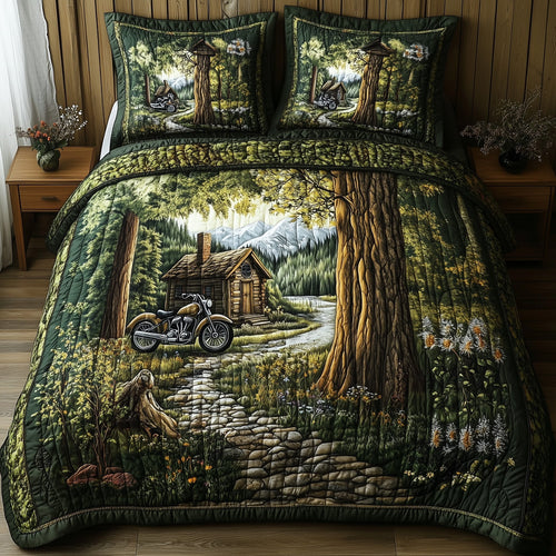Whispers of the Wild 3-Piece Quilted Bedding Set GFTOHD7528