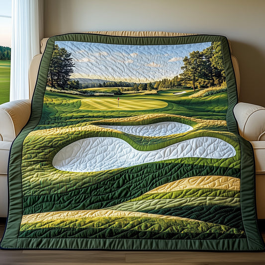Golfer Dreams Quilted Blanket GFTOHD7813
