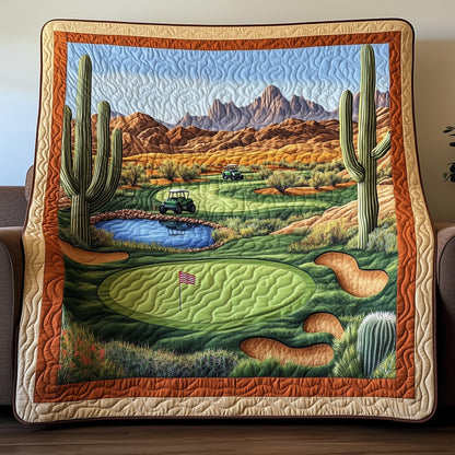 Golfer Dreams Quilted Blanket GFTOHD7814