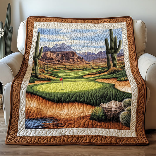 Golfer Dreams Quilted Blanket GFTOHD7815