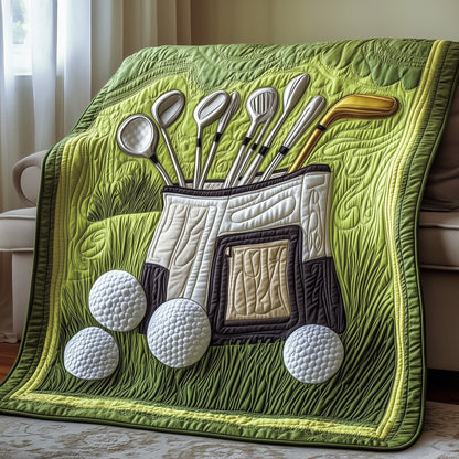 Golfer Dreams Quilted Blanket GFTOHD7817