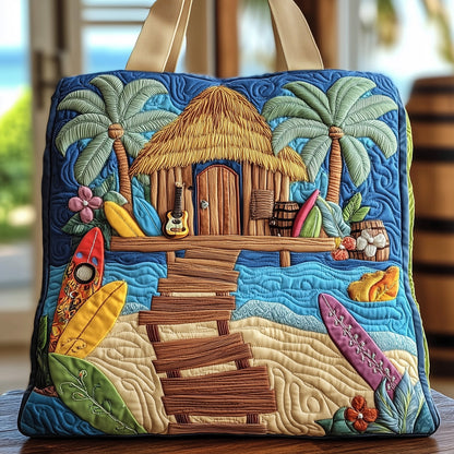 Aloha Vibes Quilted Tote Bag GFTOHD7855