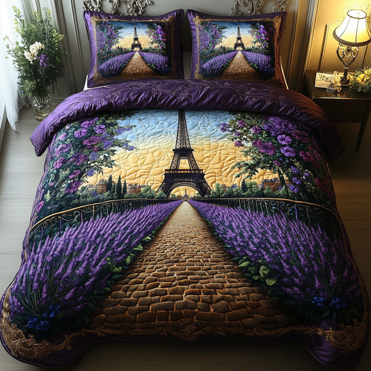 Paris Dreams 3-Piece Quilted Bedding Set GFTOHD7877