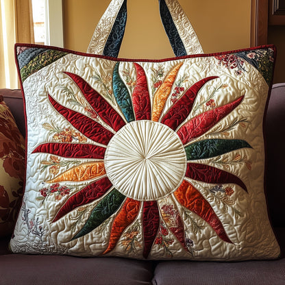 Hippie Sun Quilted Tote Bag GFTOHD7883
