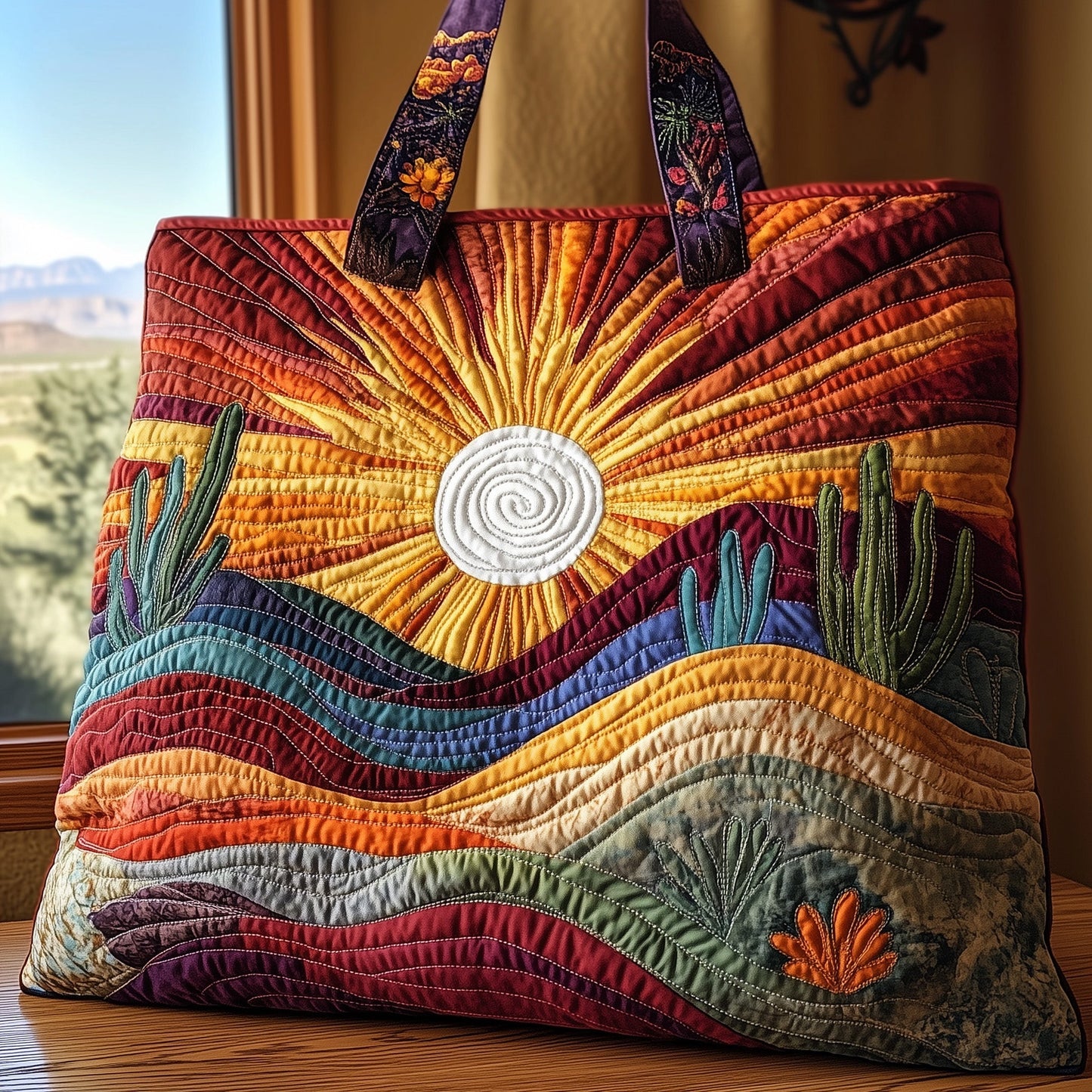 Southwest Radiance Quilted Tote Bag GFTOHD7891