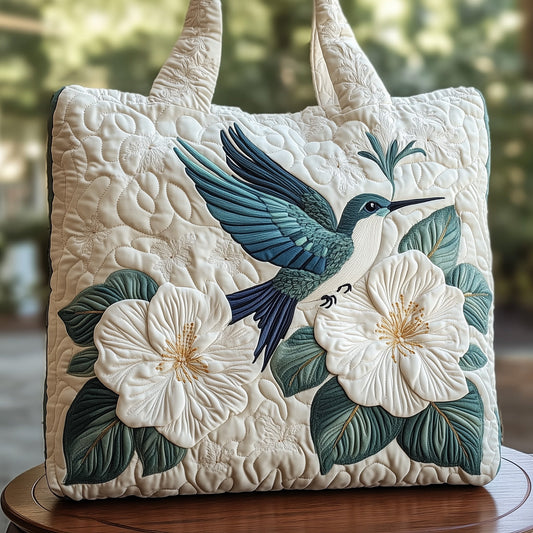 Elegance Hummingbird Quilted Tote Bag GFTOHD7911