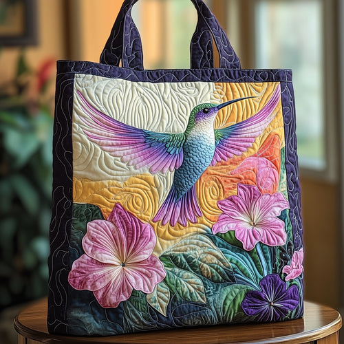Elegance Hummingbird Quilted Tote Bag GFTOHD7913