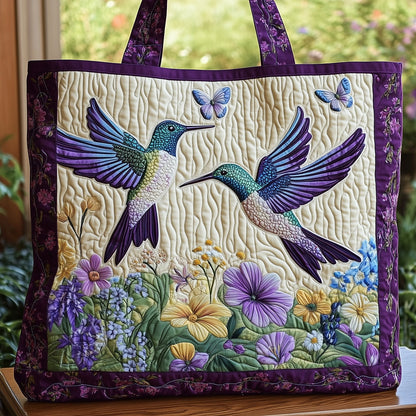 Elegance Hummingbird Quilted Tote Bag GFTOHD7918