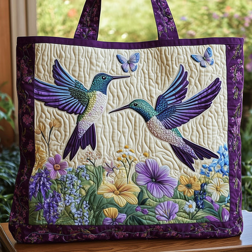 Elegance Hummingbird Quilted Tote Bag GFTOHD7918