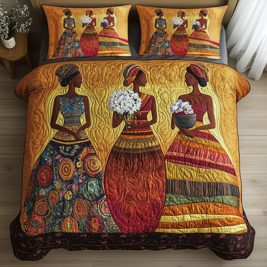 Queens of the Horizon 3-Piece Quilted Bedding Set GFTOHD7975