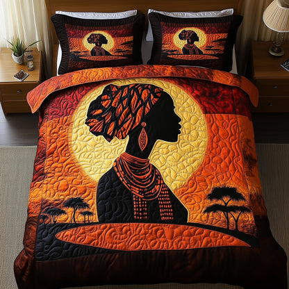 Daughter of the Sun 3-Piece Quilted Bedding Set GFTOHD7984