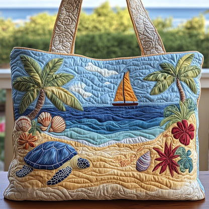 Beach Breeze Quilted Tote Bag GFTOHD7992