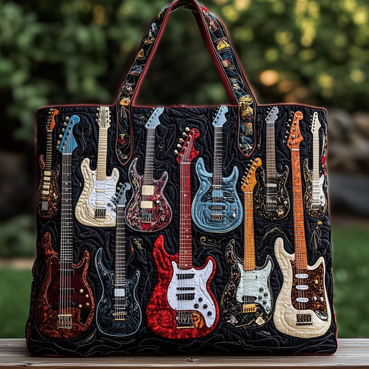 Guitar Legends Quilted Tote Bag GFTOHD8022