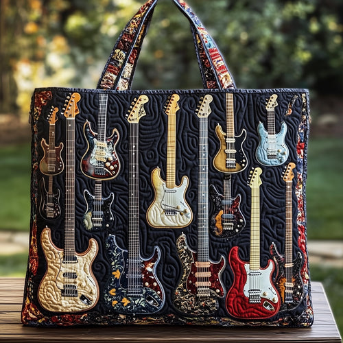 Guitar Legends Quilted Tote Bag GFTOHD8023