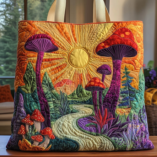 Mushroom Magic Quilted Tote Bag GFTOHD8052