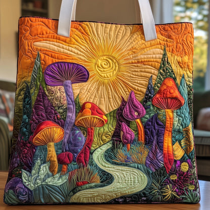 Mushroom Magic Quilted Tote Bag GFTOHD8053