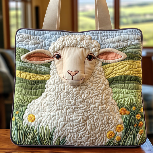 Sheep Serenity Quilted Tote Bag GFTOHD8068
