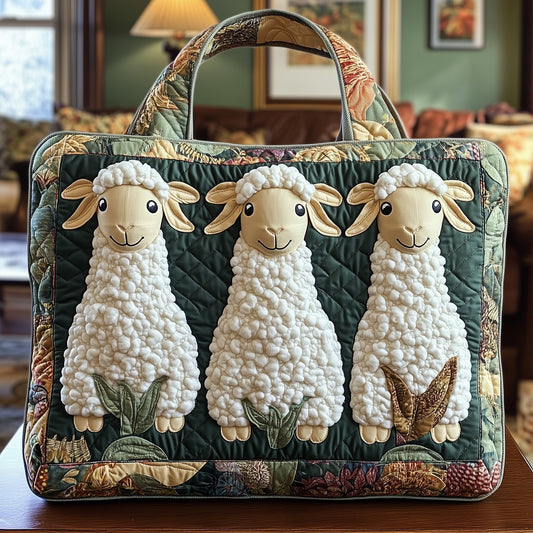 Sheep Serenity Quilted Tote Bag GFTOHD8072