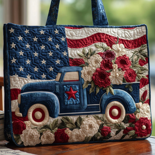 Patriotic Journey Quilted Tote Bag GFTOHD8156