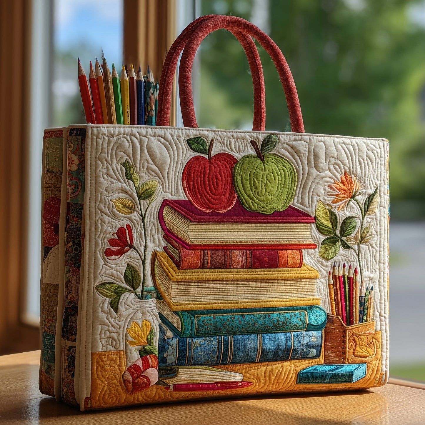 Teacher Quilted Tote Bag GFTOHD8215