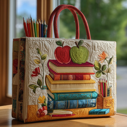 Teacher Quilted Tote Bag GFTOHD8215